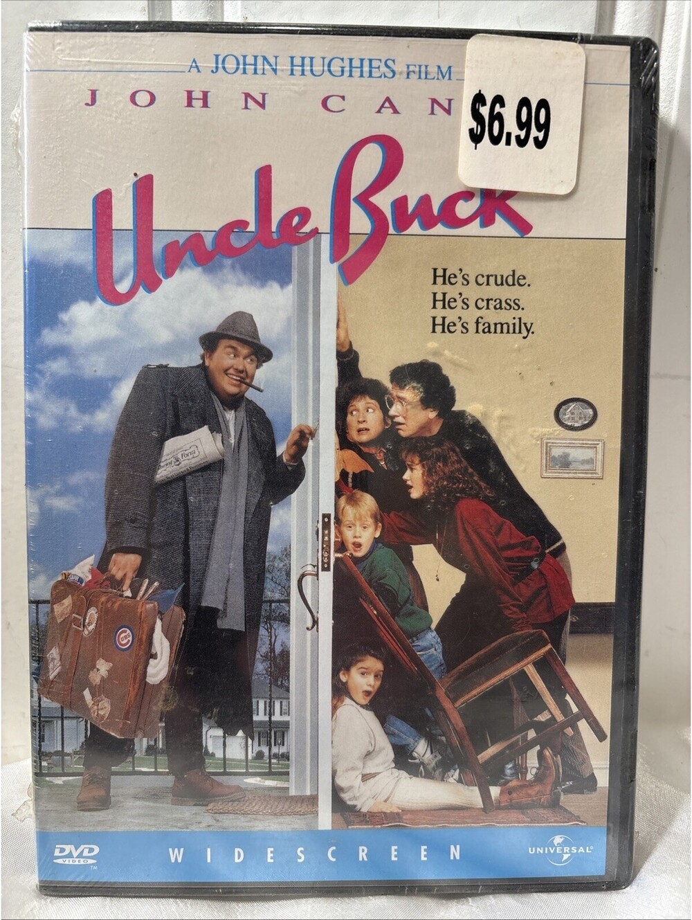 Brand New Sealed Uncle Buck 1989 DVD 1998 Universal John Candy Macaulay Culkin